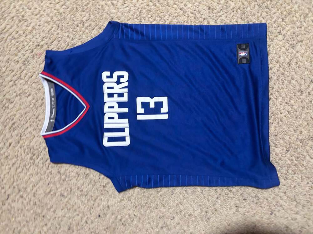 Fanatics Paul George #13 LA Clippers Icon Edition Youth Basketball Jersey